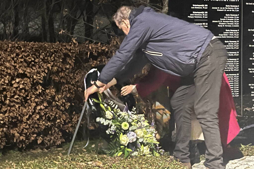 Herdenking slachtoffers watersnoodramp