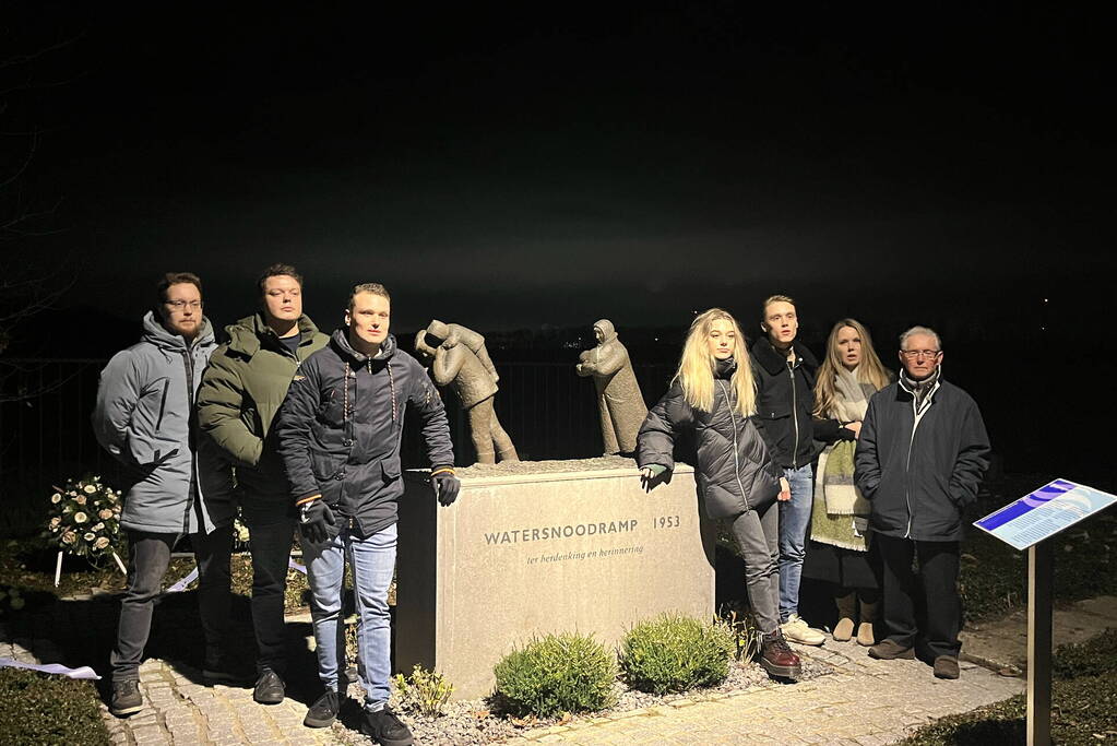 Herdenking slachtoffers watersnoodramp