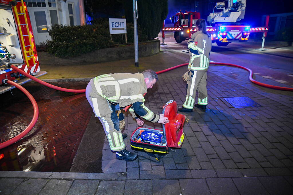 Bewoner gewond bij brand in appartement