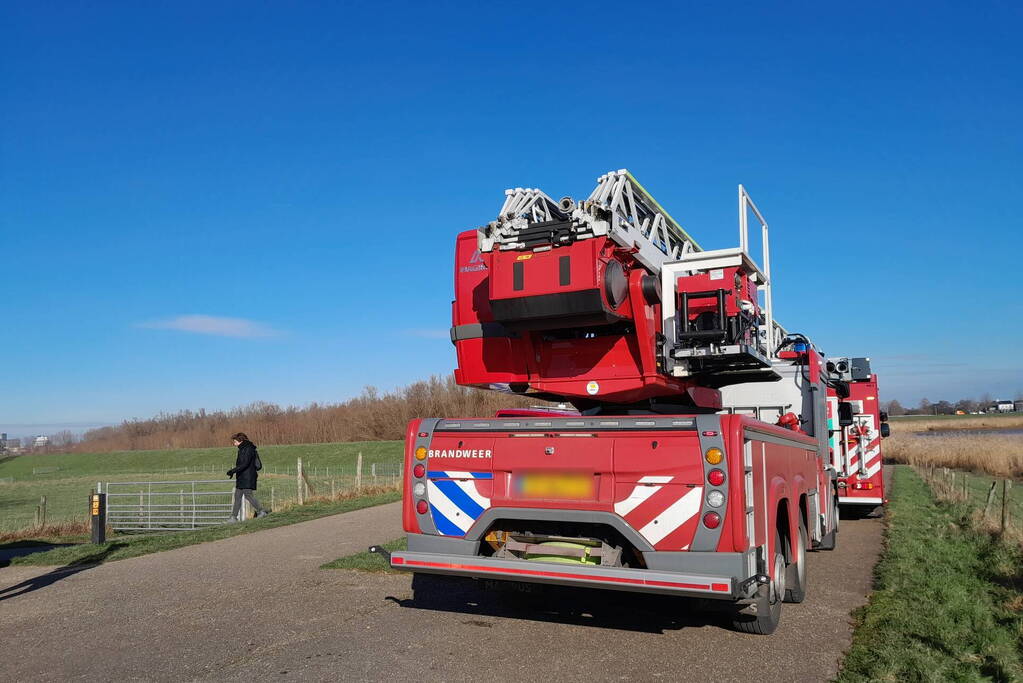 Veel inzet na aantreffen fiets langs het water