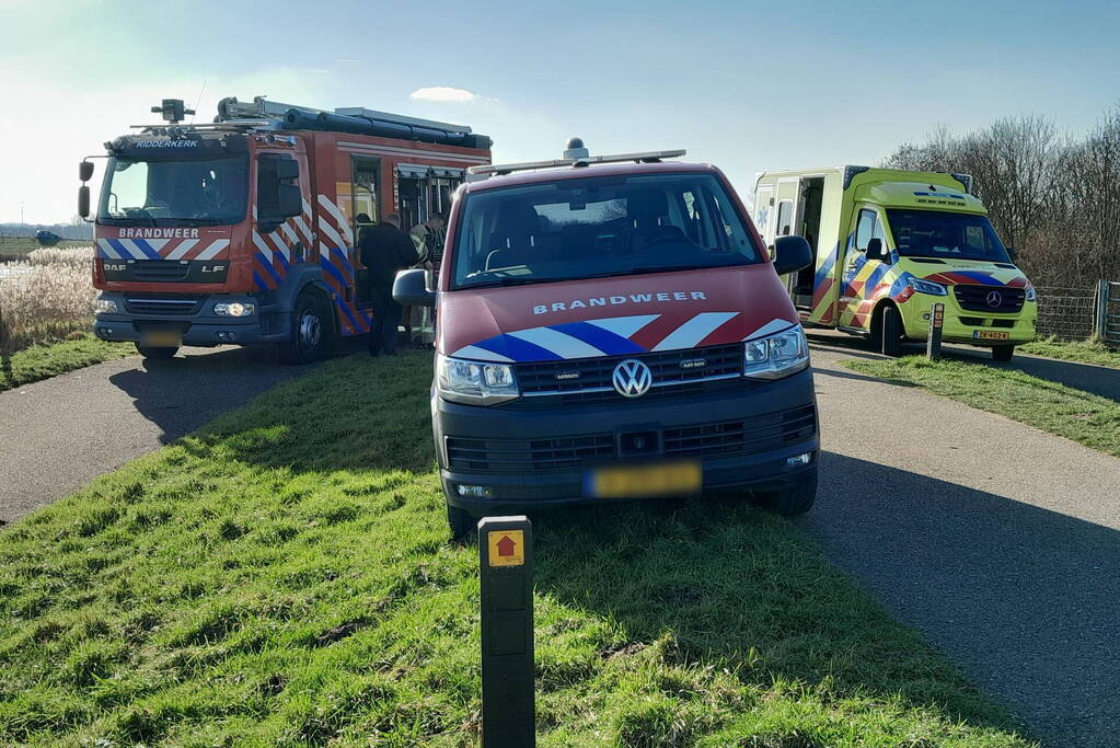 Veel inzet na aantreffen fiets langs het water