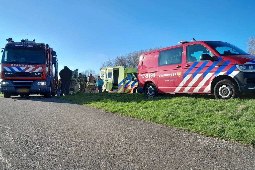 Veel inzet na aantreffen fiets langs het water