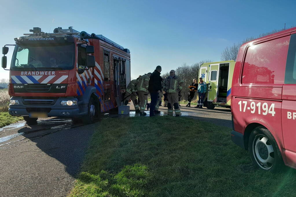 Veel inzet na aantreffen fiets langs het water