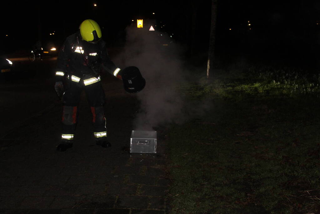 Schoorsteenbrand tijdig geblust