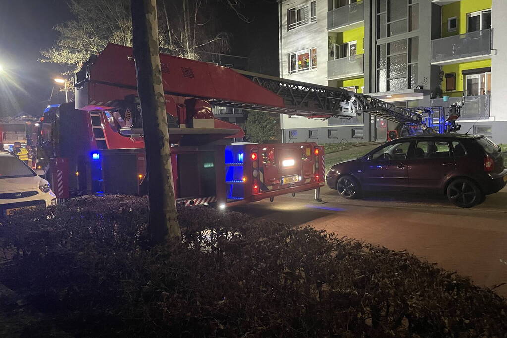 Brand in appartement snel gedoofd