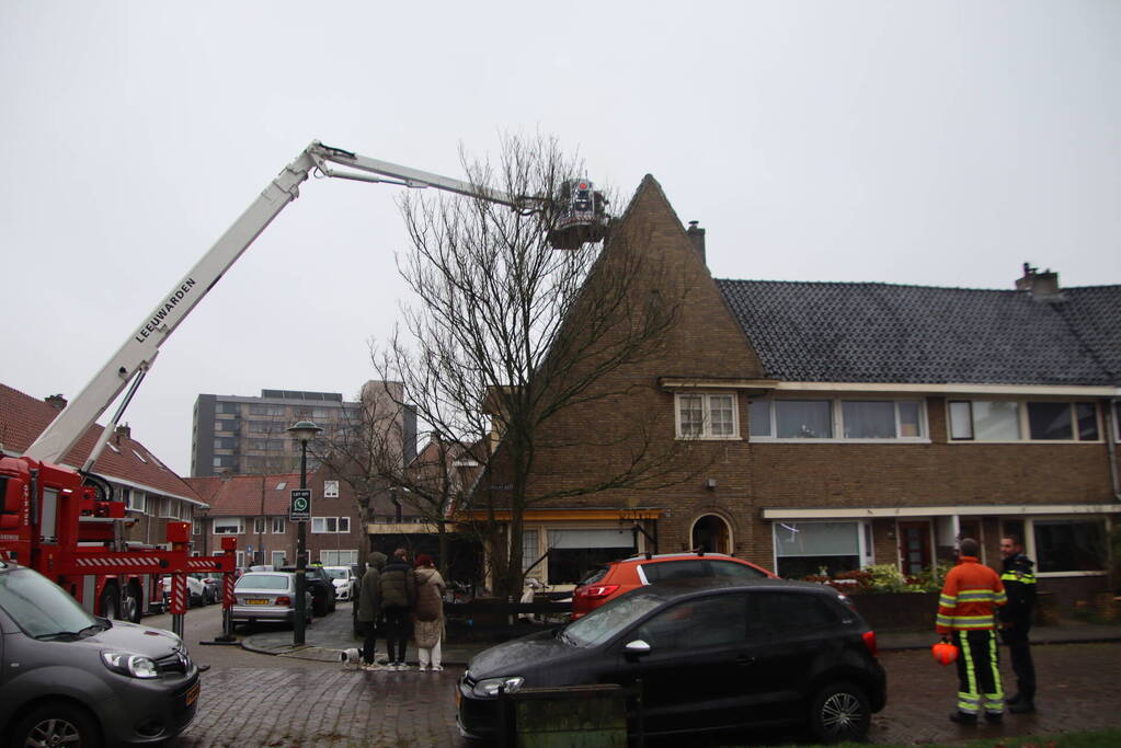 Schoorsteenbrand snel onder controle