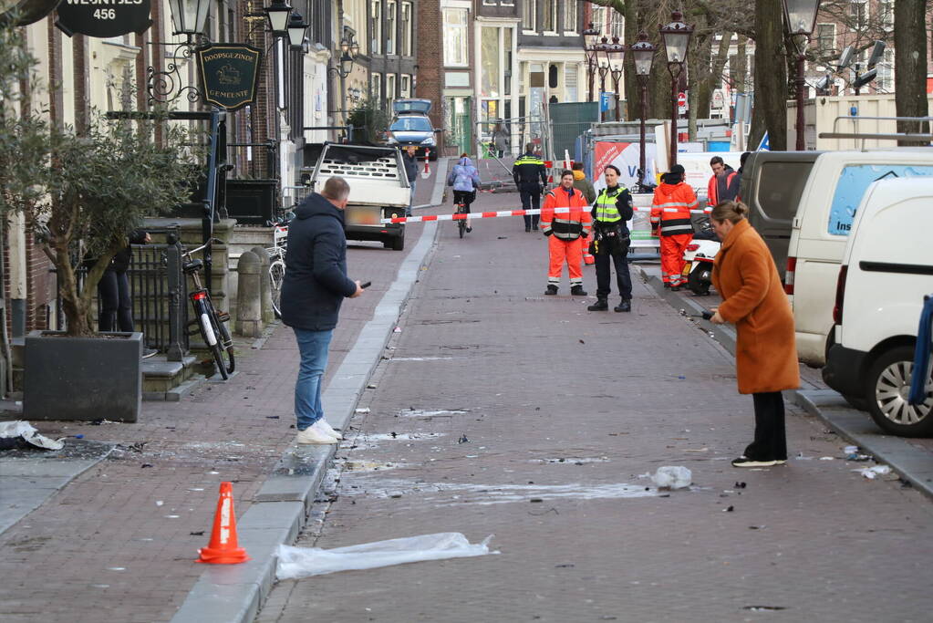 Explosie voor de deur van de Supperclub