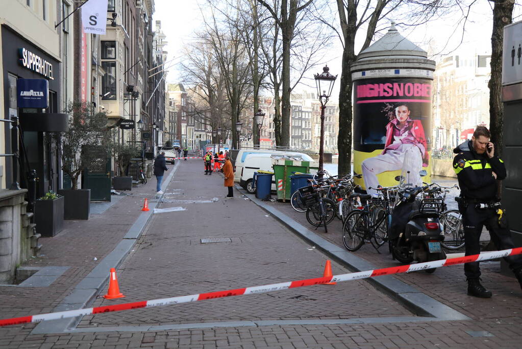 Explosie voor de deur van de Supperclub