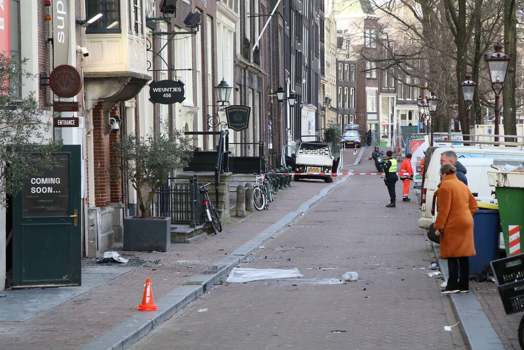 Explosie voor de deur van de Supperclub