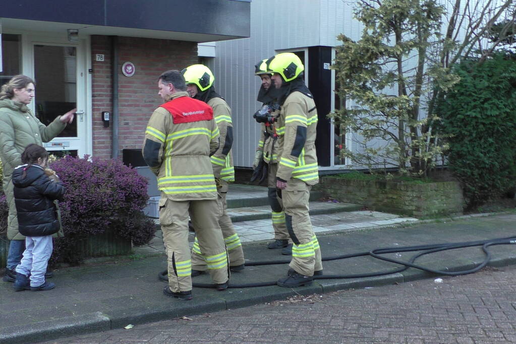 Brandweer ingezet bij brand in schoorsteen