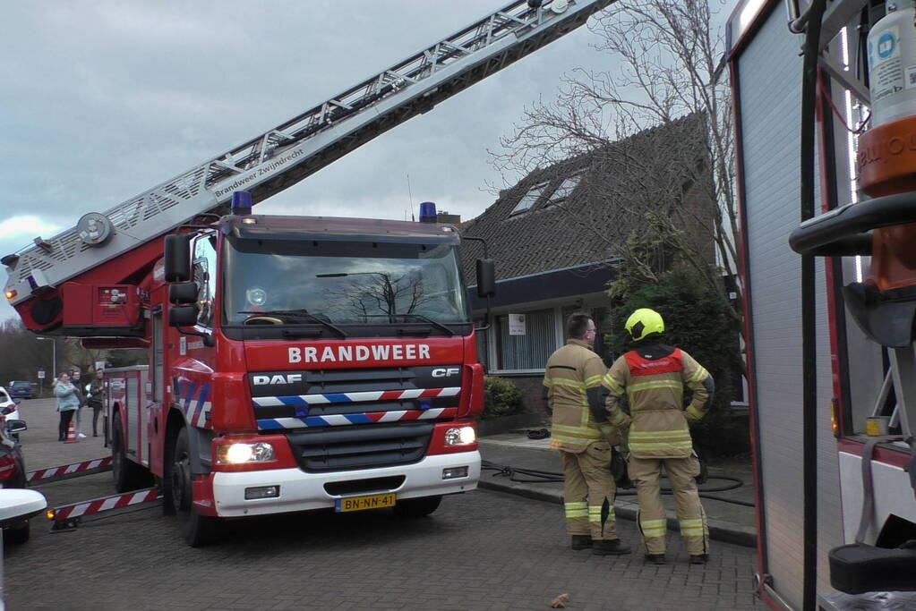Brandweer ingezet bij brand in schoorsteen