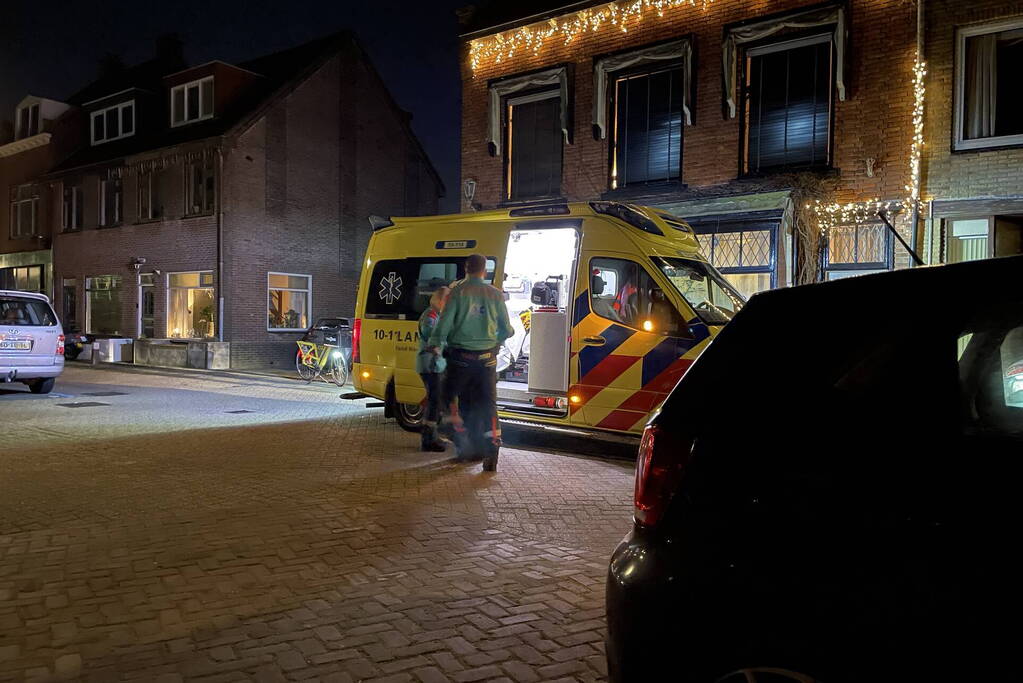 Bezorgfietser en fietsster in botsing