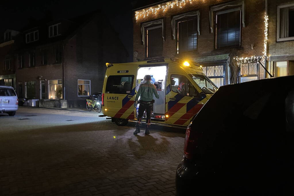 Bezorgfietser en fietsster in botsing