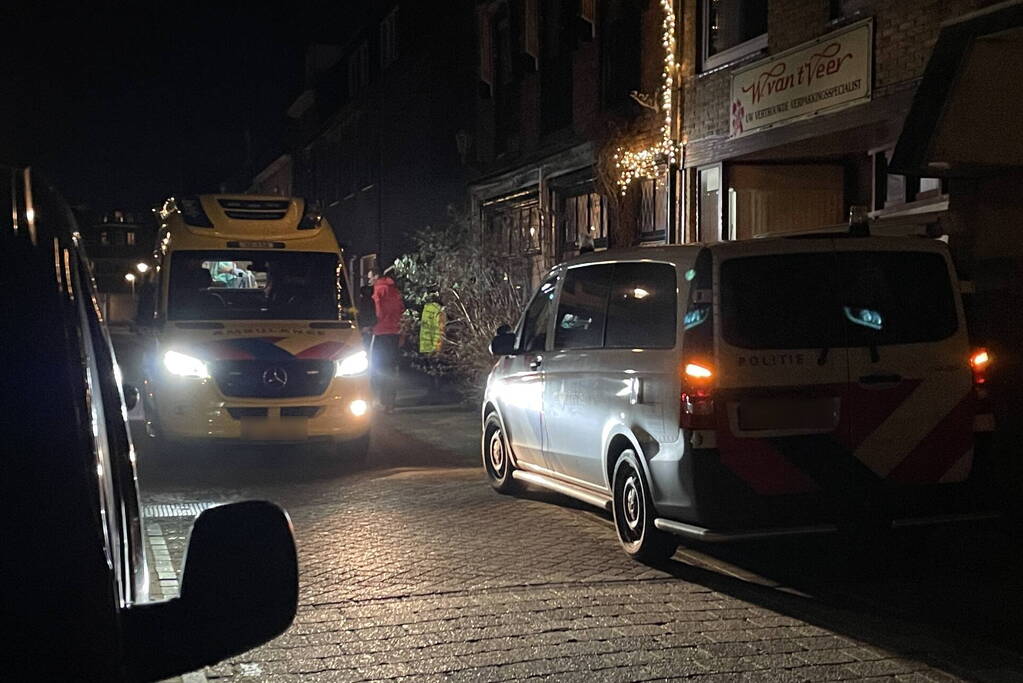 Bezorgfietser en fietsster in botsing