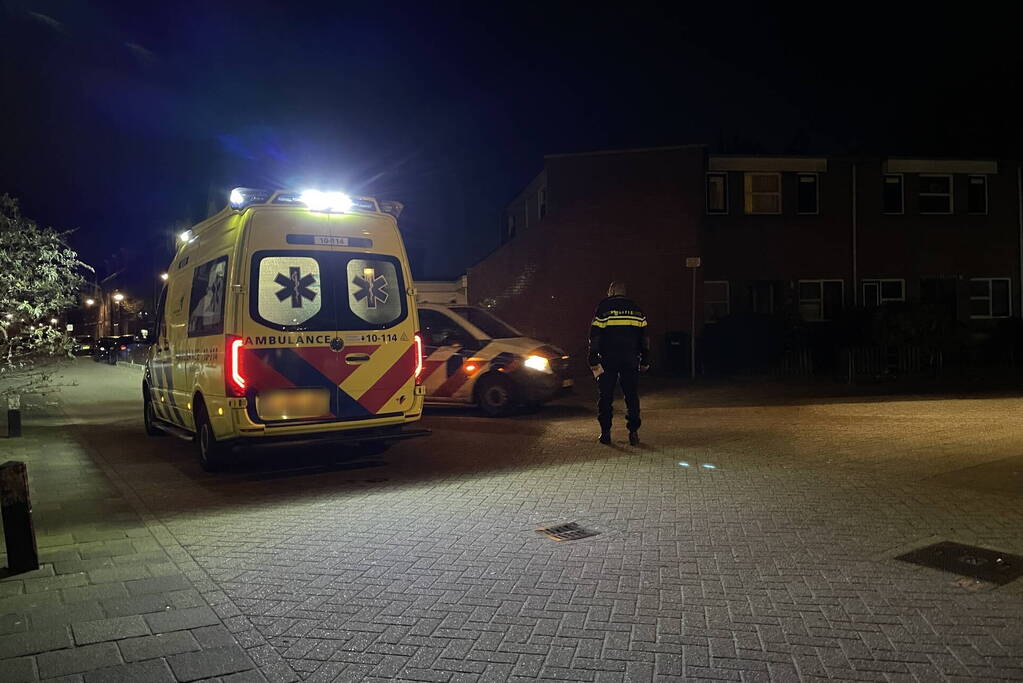 Bezorgfietser en fietsster in botsing