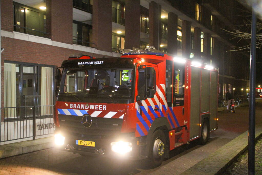 Brandweer ingezet voor brand in parkeergarage