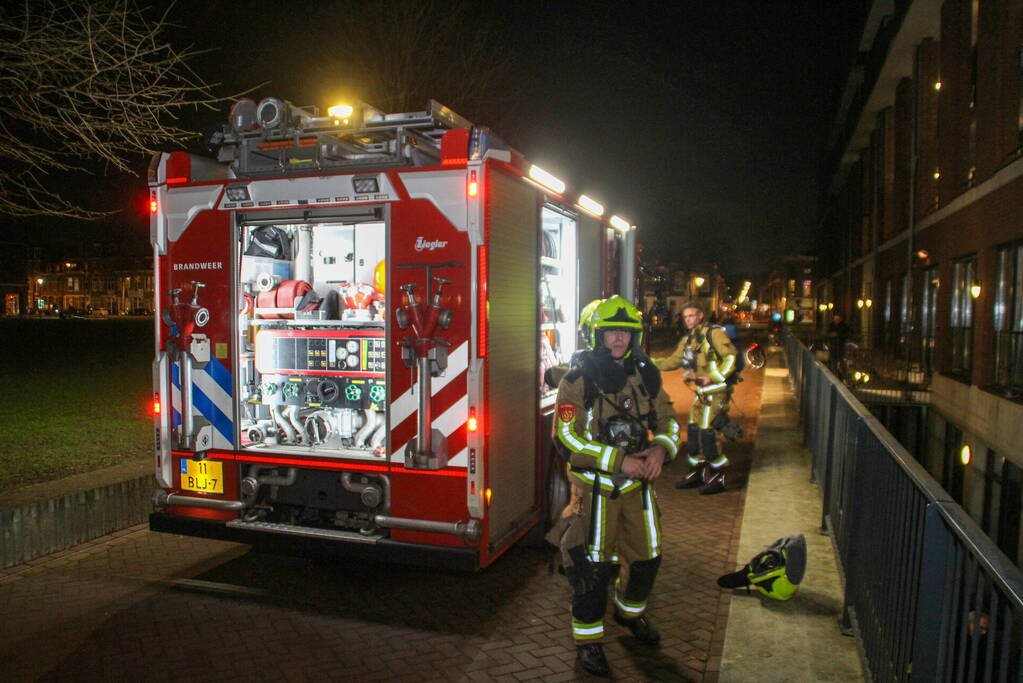 Brandweer ingezet voor brand in parkeergarage