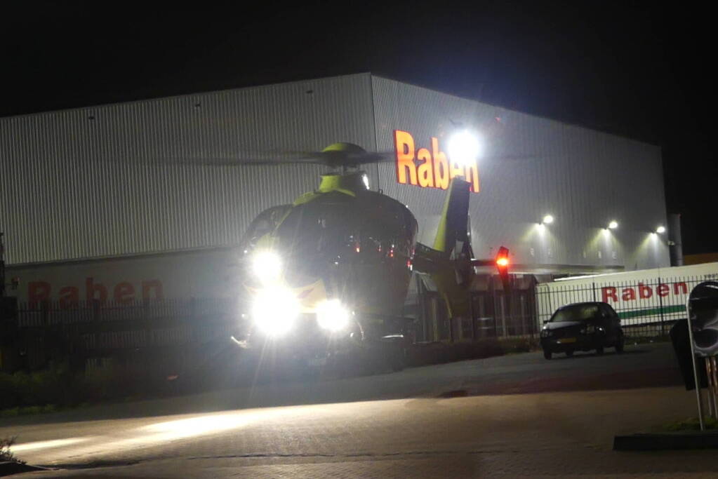 Medewerker gewond na bedrijfsongeval