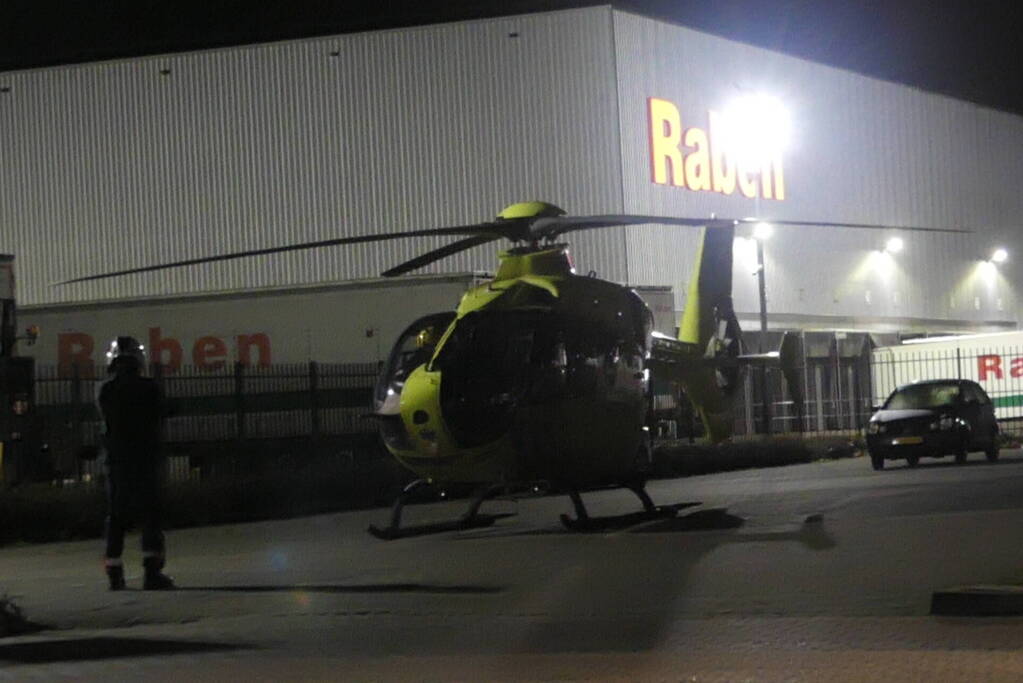 Medewerker gewond na bedrijfsongeval