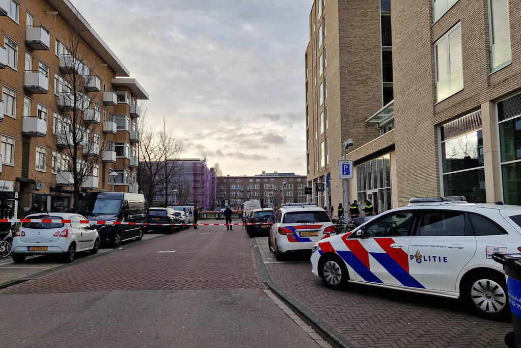 Appartementencomplex beschoten