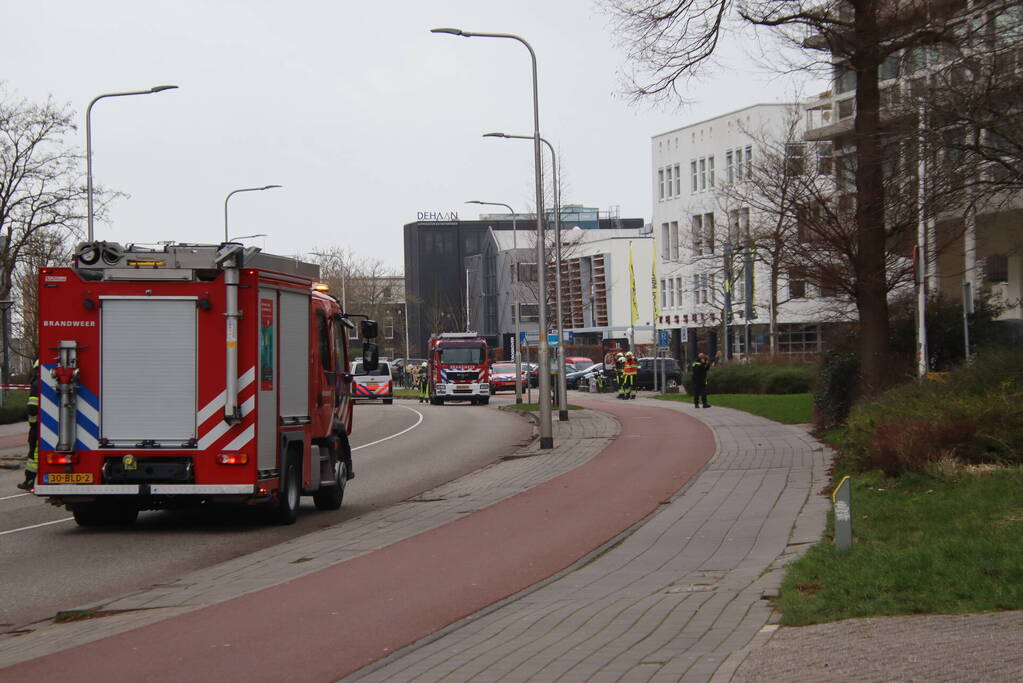 Bedrijfspanden ontruimd vanwege gaslekkage