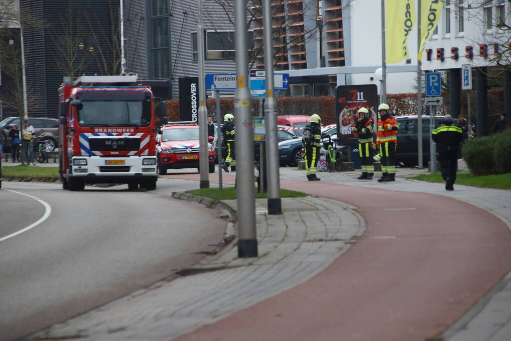 Bedrijfspanden ontruimd vanwege gaslekkage