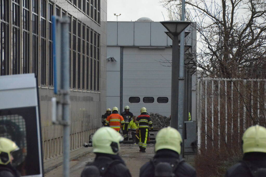 Bedrijfspanden ontruimd vanwege gaslekkage