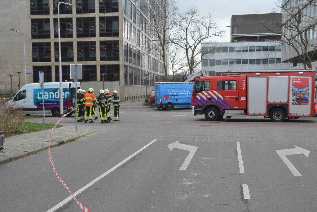 Bedrijfspanden ontruimd vanwege gaslekkage