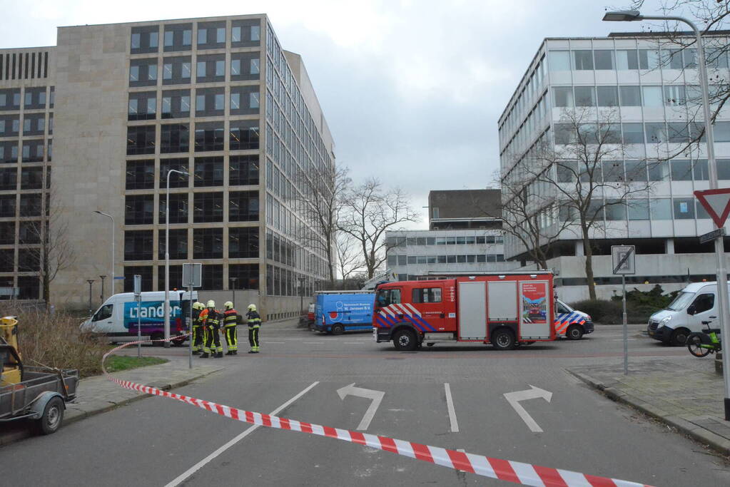 Bedrijfspanden ontruimd vanwege gaslekkage