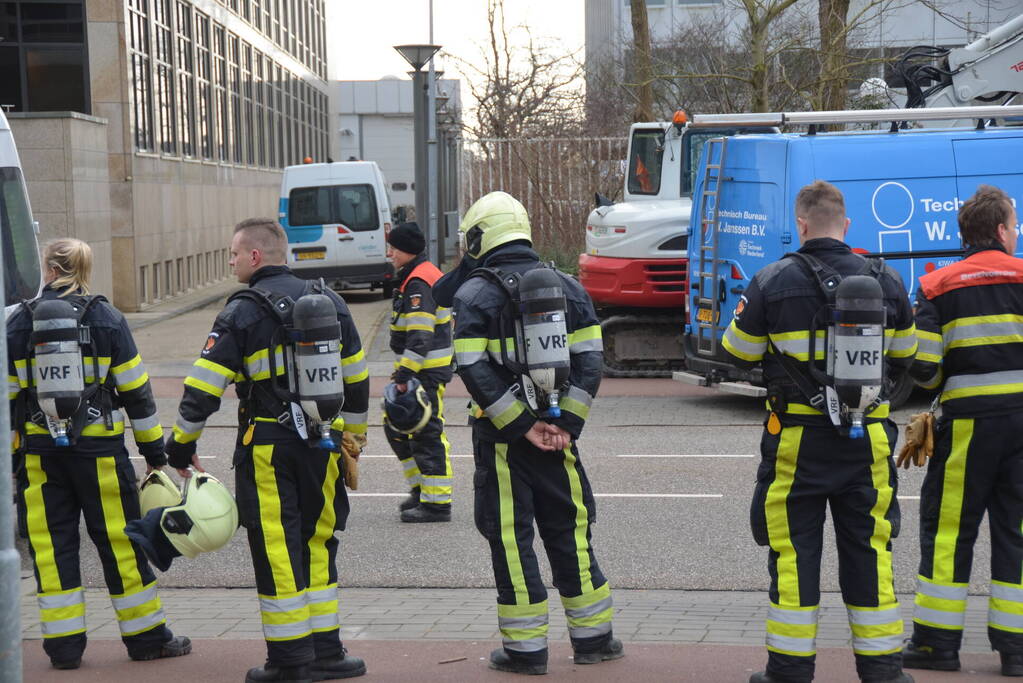 Bedrijfspanden ontruimd vanwege gaslekkage