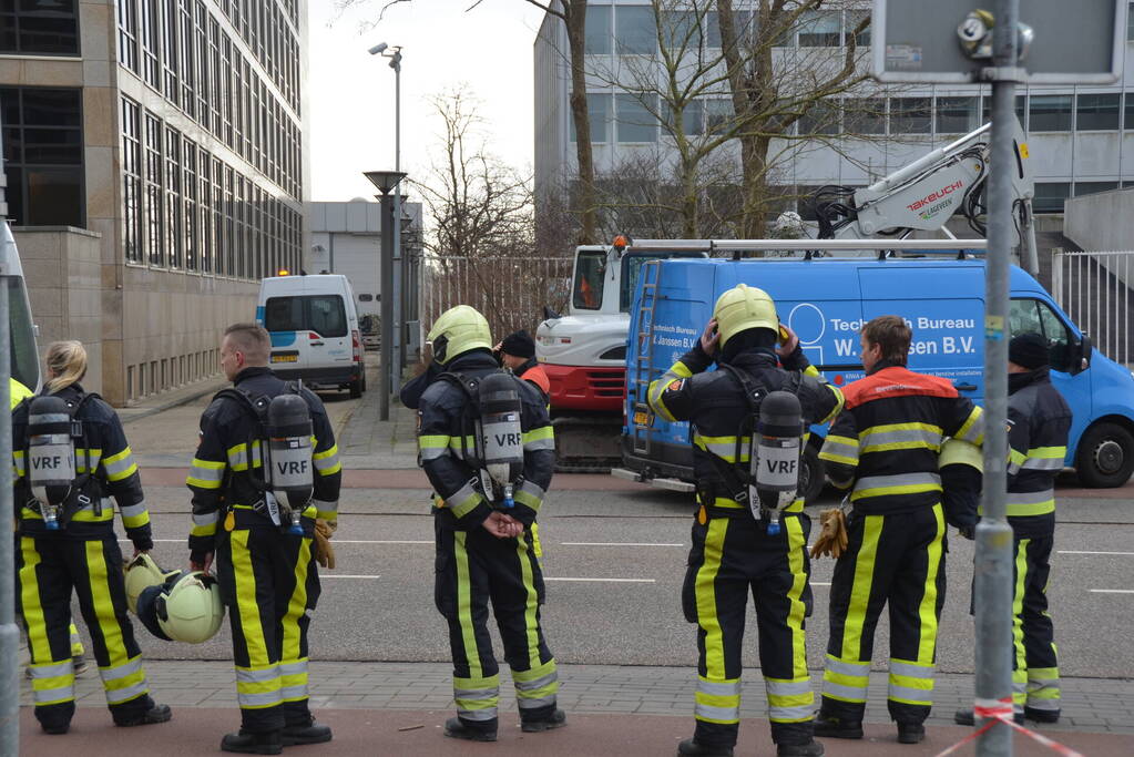 Bedrijfspanden ontruimd vanwege gaslekkage