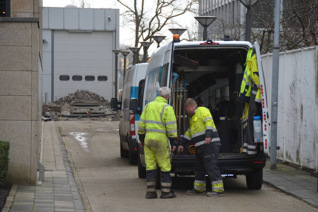 Bedrijfspanden ontruimd vanwege gaslekkage