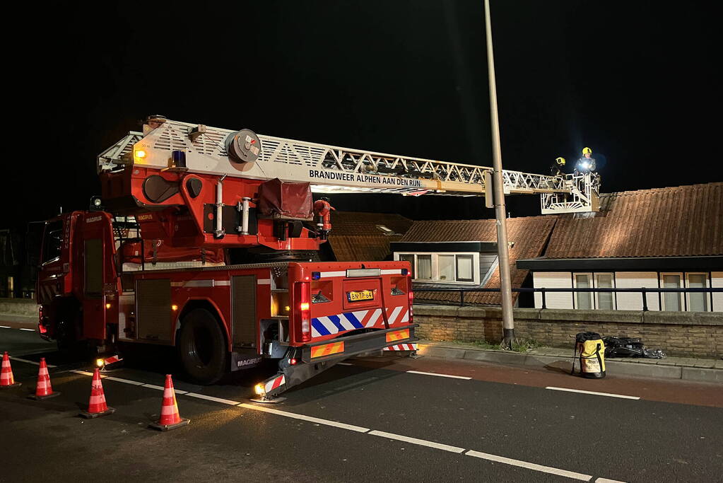 Schoorsteenbrand bleek mee te vallen