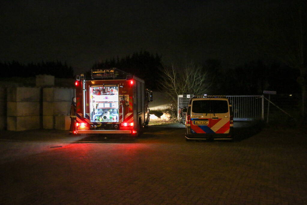 Buitenbrand snel geblust door brandweer