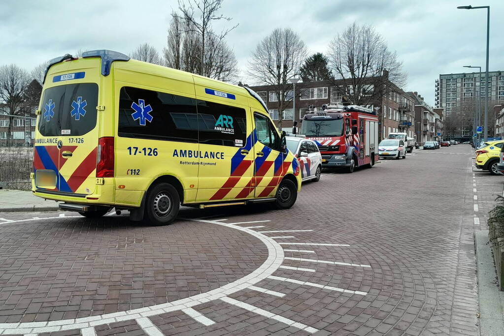 Bouwvakker komt tijdens werkzaamheden vast te zitten