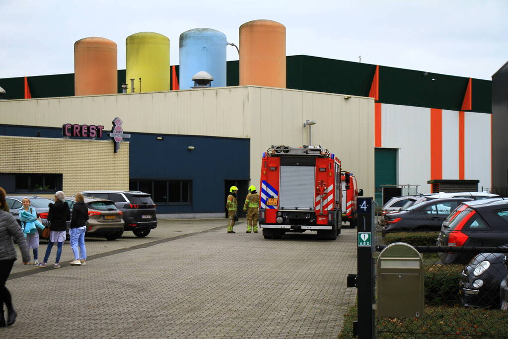 Crest suikerwerken ontruimd vanwege gaslekkage