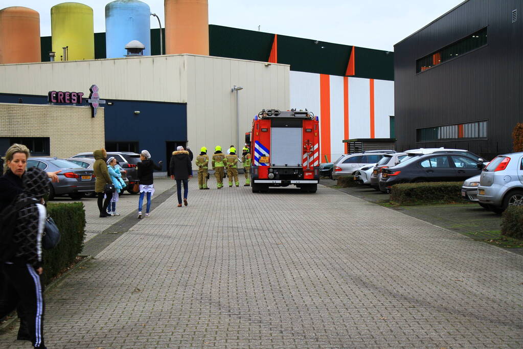Crest suikerwerken ontruimd vanwege gaslekkage