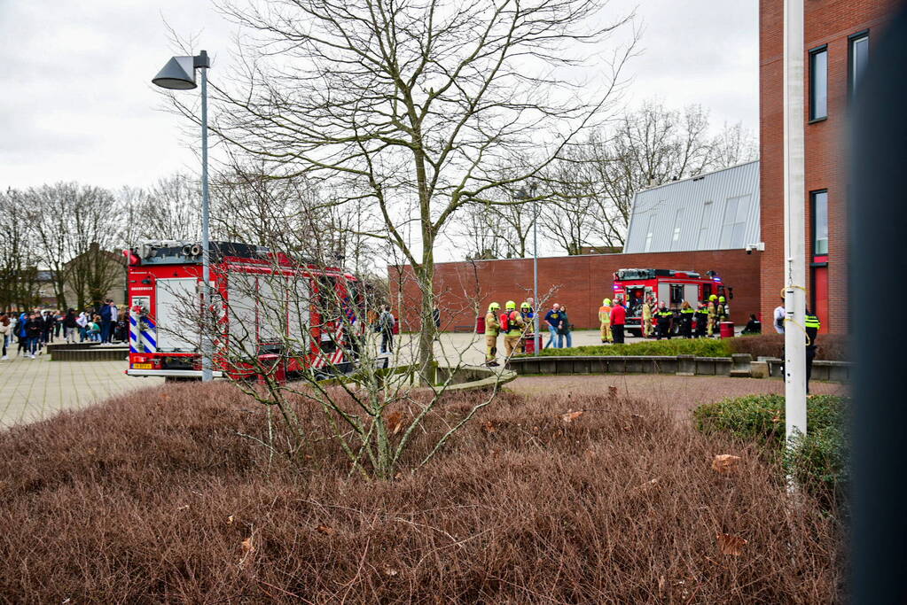 Brand op toilet leidt tot ontruiming schoolgebouw