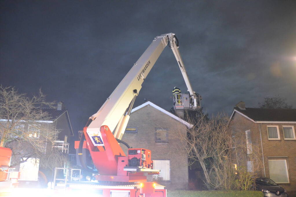 Schoorsteenbrand snel onder controle