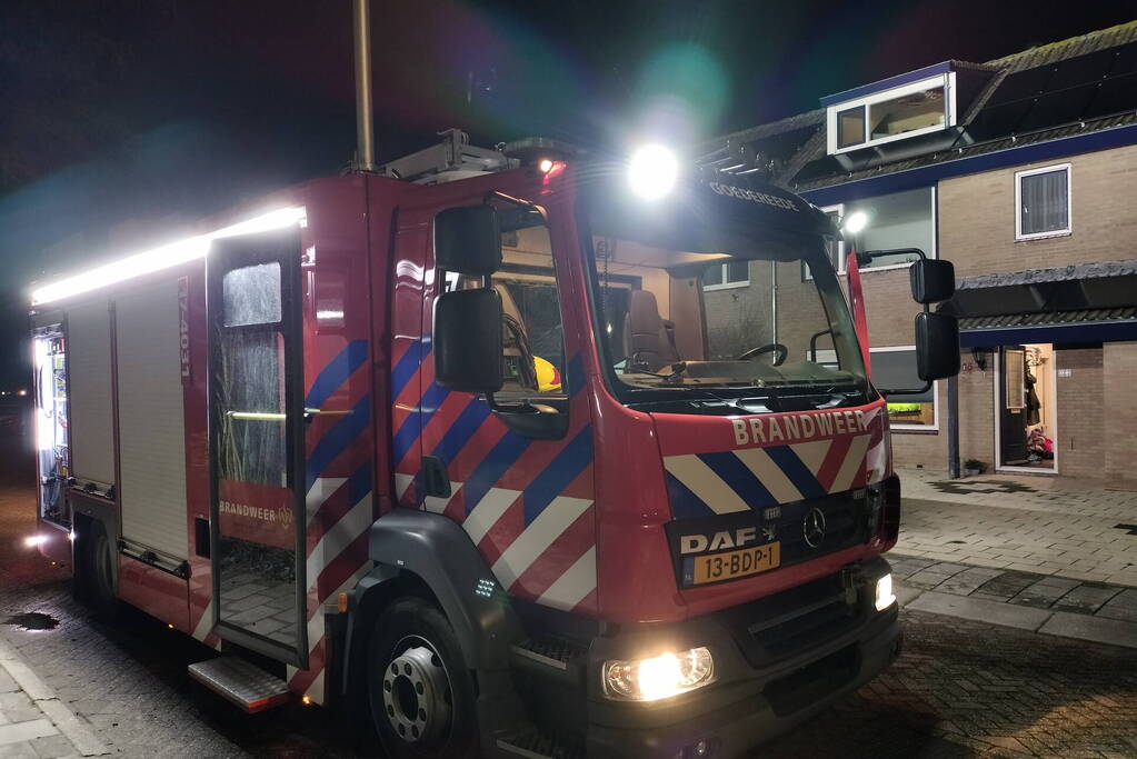 Woning gecontroleerd na mogelijke schoorsteenbrand