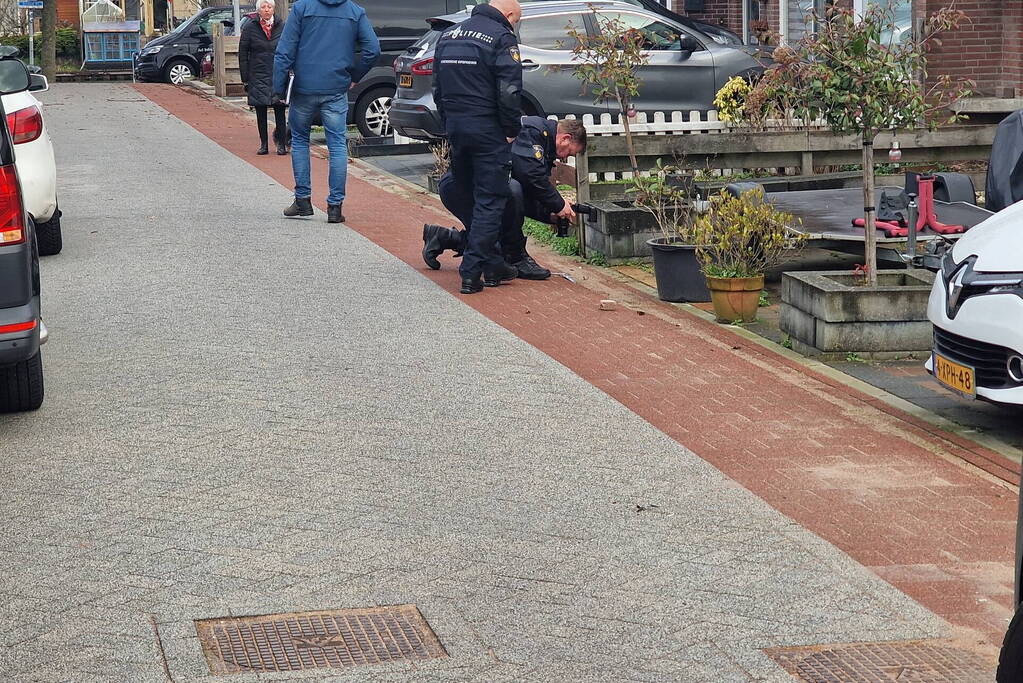 Forensische Opsporing doet onderzoek naar explosie