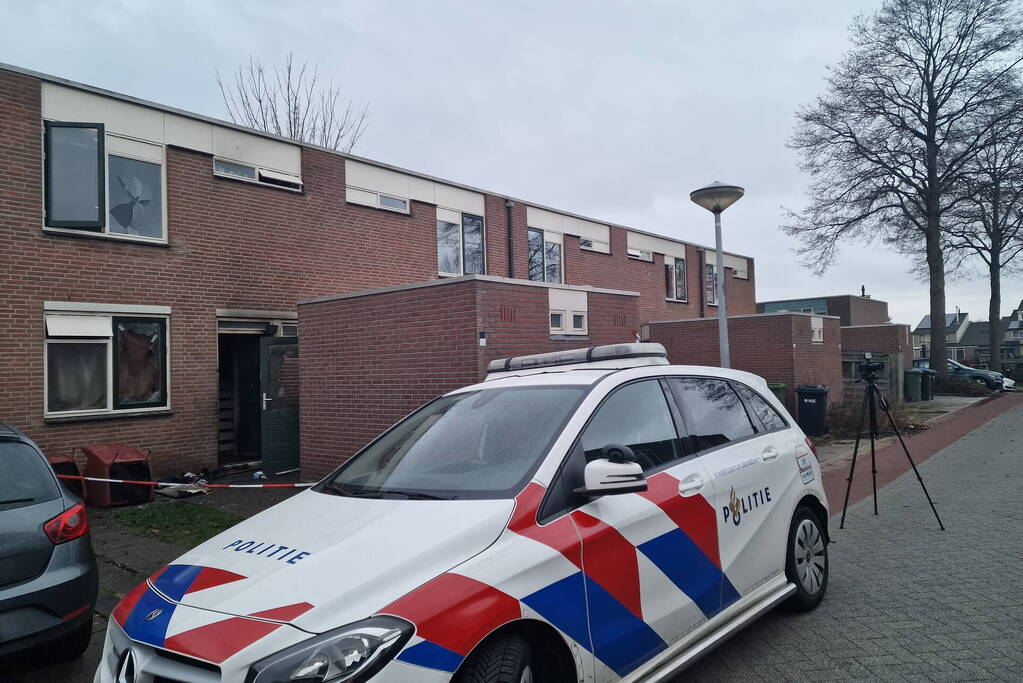 Forensische Opsporing doet onderzoek naar explosie