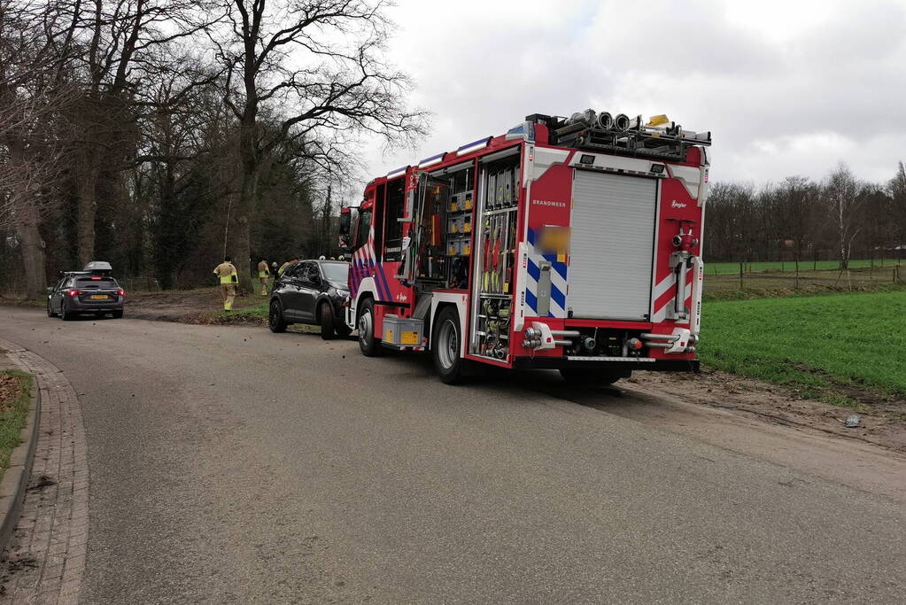 Vastzittende pony gered door brandweer