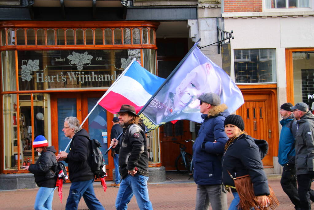 Demonstratie Amsterdam tegen beleid overheid