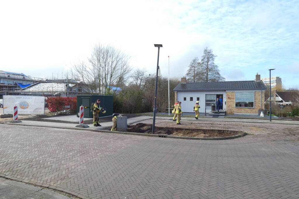 Straat afgesloten vanwege gaslekkage