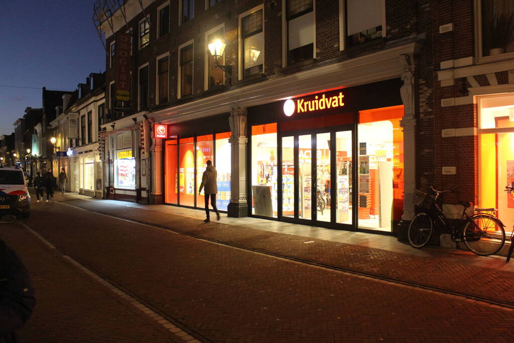 Overval op Kruidvat, dader voortvluchtig