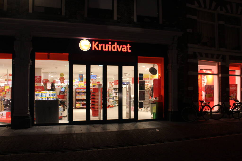 Overval op Kruidvat, dader voortvluchtig