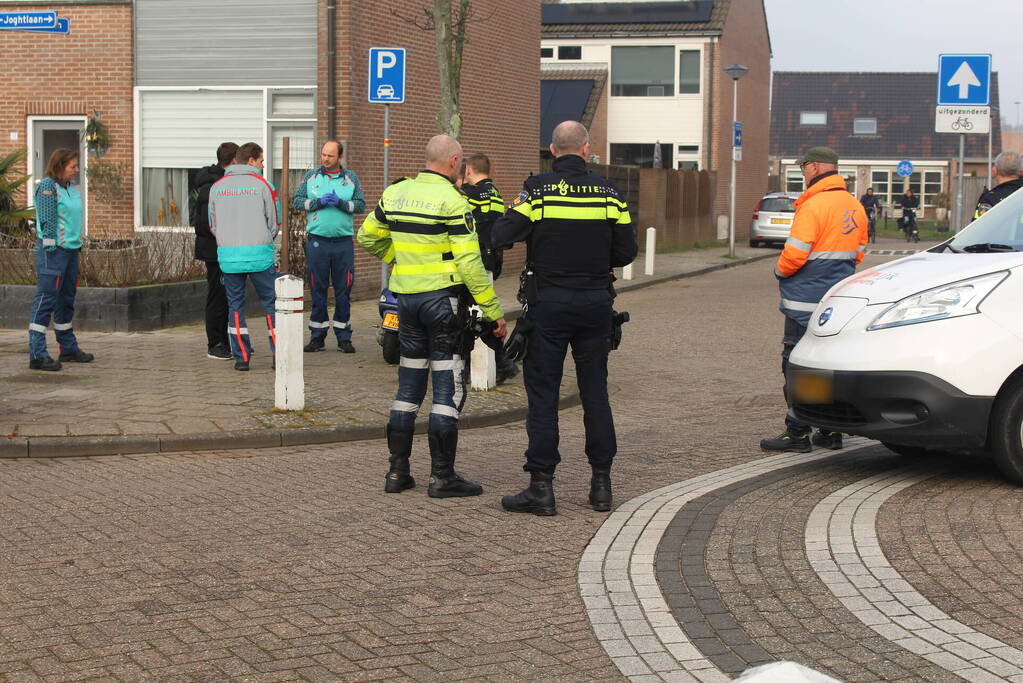 Botsing tussen bus en scooter