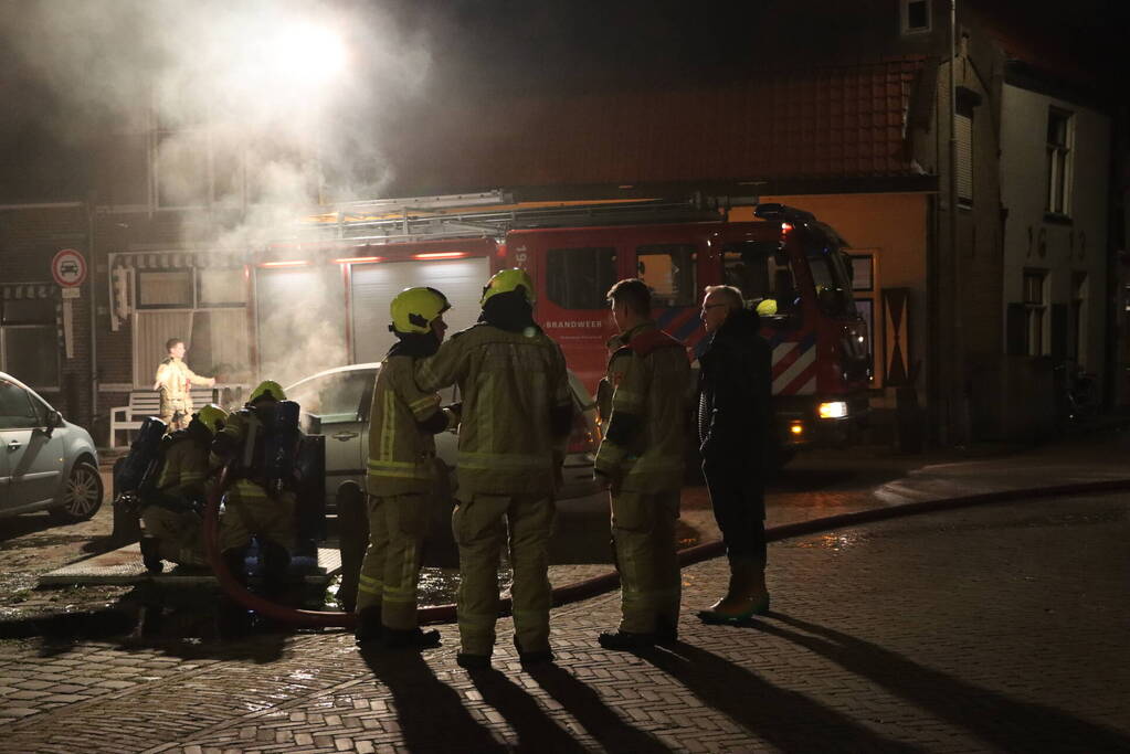 Brand in ondergrondse container