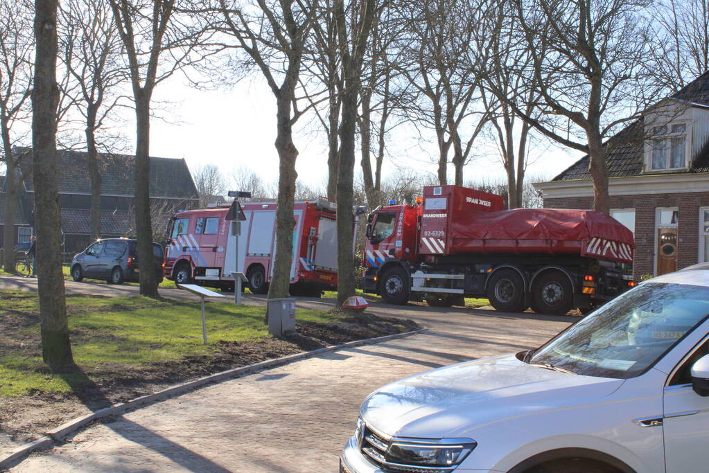 Gezonken boot lekt brandstof